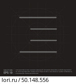 Align text icon. Стоковая иллюстрация, агентство Ingram Publishing / Фотобанк Лори