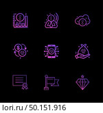 graph , golem , crypto currency , cloud , diamond , jwel , certificate , flag , mobile , icon, vector, design,  flat,  collection, style, creative,  icons. Стоковая иллюстрация, агентство Ingram Publishing / Фотобанк Лори