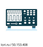Oscilloscope Icon. Shadow Reflection Design. Vector Illustration. Стоковая иллюстрация, агентство Ingram Publishing / Фотобанк Лори
