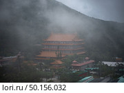 Ngong ping mountain at morning, Hong Kong. Стоковое фото, агентство Ingram Publishing / Фотобанк Лори
