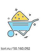 Labour trolly icon design vector. Стоковая иллюстрация, агентство Ingram Publishing / Фотобанк Лори