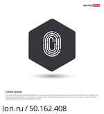 Fingerprint App icon. Стоковая иллюстрация, агентство Ingram Publishing / Фотобанк Лори