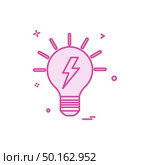 blub power electric icon vector design. Стоковая иллюстрация, агентство Ingram Publishing / Фотобанк Лори
