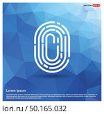 Fingerprint App icon. Стоковая иллюстрация, агентство Ingram Publishing / Фотобанк Лори