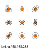 bowling , medal , rugby , pintrest , dumbell , sports , games , fitness , athletics , football , bodybuilding , snooker , ball , cricket , tennis , stopwatch , golf  , social , media , icon, vector, design,  flat,  collection, style, creative,  icons. Стоковая иллюстрация, агентство Ingram Publishing / Фотобанк Лори