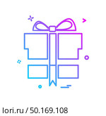 Giftbox icon design vector. Стоковая иллюстрация, агентство Ingram Publishing / Фотобанк Лори