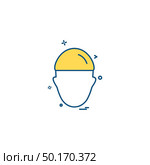 Construction man work labour icon. Стоковая иллюстрация, агентство Ingram Publishing / Фотобанк Лори