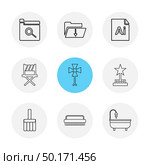 brush , bathtub , ai , files , file type , file , windows , os , documents,  hardware , ai , pds , compressesd, zip , message , labour , constructions , icon, vector, design,  flat,  collection, style, creative,  icons. Стоковая иллюстрация, агентство Ingram Publishing / Фотобанк Лори