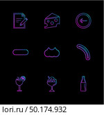 food, health , nutrious , healthy , icon, vector, design,  flat,  collection, style, creative,  icons , coffeem , fruits , pear , clipboard , bell , fastfood , junkfood , . Стоковая иллюстрация, агентство Ingram Publishing / Фотобанк Лори