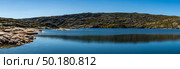Lagoa Comprida is the largest lake of Serra da Estrela Natural park, Portugal. Стоковое фото, агентство Ingram Publishing / Фотобанк Лори