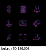 user interface , application icons , messages , books , icon, vector, design,  flat,  collection, style, creative,  icons , download , upload , printer , menu , percentage , email , . Стоковая иллюстрация, агентство Ingram Publishing / Фотобанк Лори