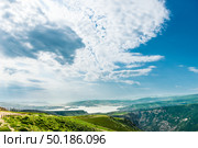 Magnificent view of the Chirkey reservoir in the mountains of the North Caucasus of Dagestan. Russia. Стоковое фото, фотограф Константин Лабунский / Фотобанк Лори