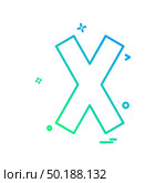 Multiply icon design vector. Стоковая иллюстрация, агентство Ingram Publishing / Фотобанк Лори