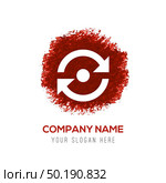 reload icon - Red WaterColor Circle Splash. Стоковая иллюстрация, агентство Ingram Publishing / Фотобанк Лори