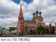 Москва. Церковь Николая Чудотворца на Болвановке. Редакционное фото, фотограф Литвяк Игорь / Фотобанк Лори