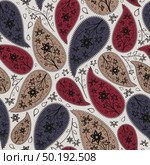 Oriental cucumbers seamless vector pattern.  For easy making seamless pattern just drag all group into swatches bar, and use it for filling any contours. Стоковая иллюстрация, агентство Ingram Publishing / Фотобанк Лори