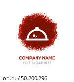 Hot Pot Icon - Red WaterColor Circle Splash. Стоковая иллюстрация, агентство Ingram Publishing / Фотобанк Лори
