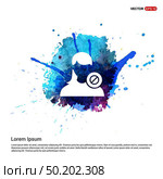 Block user icon. - Watercolor Background. Стоковая иллюстрация, агентство Ingram Publishing / Фотобанк Лори