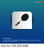 Racket Shuttlecock Icon - Blue Sticker button. Стоковая иллюстрация, агентство Ingram Publishing / Фотобанк Лори