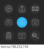 user interface , buttons , application , multimedia , speaker, sound , mute , clock , menu , paper pin , bin  , next , back , icon, vector, design,  flat,  collection, style, creative,  icons. Стоковая иллюстрация, агентство Ingram Publishing / Фотобанк Лори