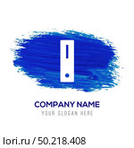 Server icon - Blue watercolor background. Стоковая иллюстрация, агентство Ingram Publishing / Фотобанк Лори