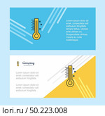 Thermometer  abstract corporate business banner template, horizontal advertising business banner. Стоковая иллюстрация, агентство Ingram Publishing / Фотобанк Лори