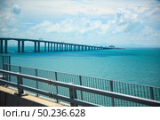 Macau bridge, the longest bridge of Asia. Стоковое фото, агентство Ingram Publishing / Фотобанк Лори