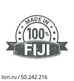 Fiji stamp design vector. Стоковая иллюстрация, агентство Ingram Publishing / Фотобанк Лори
