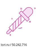 dropper icon vector design. Стоковая иллюстрация, агентство Ingram Publishing / Фотобанк Лори