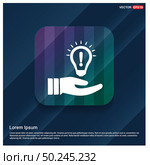 bulb concept Creative idea icon. Стоковая иллюстрация, агентство Ingram Publishing / Фотобанк Лори