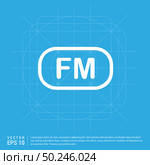 Fm radio frequency icon . Стоковая иллюстрация, агентство Ingram Publishing / Фотобанк Лори
