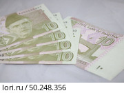 10 rupees Pakistani currency note. Редакционное фото, агентство Ingram Publishing / Фотобанк Лори