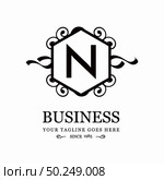 Alphabetic logo design with elegent design and typography vector. Стоковая иллюстрация, агентство Ingram Publishing / Фотобанк Лори