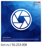 Camera Lens Icon. Стоковая иллюстрация, агентство Ingram Publishing / Фотобанк Лори