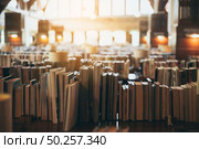 Bookshelves in public libraries, Conceptual of education. Стоковое фото, агентство Ingram Publishing / Фотобанк Лори