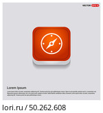 Navigation compass icon. Стоковая иллюстрация, агентство Ingram Publishing / Фотобанк Лори