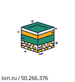 Holy Kaaba icon design vector . Стоковая иллюстрация, агентство Ingram Publishing / Фотобанк Лори