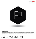 Flag mark icon. Стоковая иллюстрация, агентство Ingram Publishing / Фотобанк Лори