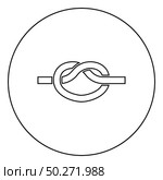 Knot Rope tied Node Join concept Noose icon in circle round outline black color vector illustration flat style simple image. Knot Rope tied Node Join concept Noose icon in circle round outline black color vector illustration flat style image. Стоковая иллюстрация, агентство Ingram Publishing / Фотобанк Лори