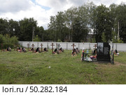 Аллея Славы памяти воинов Вагнеровцев. Редакционное фото, фотограф Дмитрий Неумоин / Фотобанк Лори