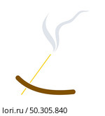 Incense Sticks Icon. Flat Color Design. Vector Illustration. Стоковая иллюстрация, агентство Ingram Publishing / Фотобанк Лори