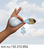 Save energy costs and electricity power efficiency consumption and consumer savings with 3D render elements. Стоковое фото, агентство Ingram Publishing / Фотобанк Лори