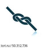 Alpinist Rope Knot Icon. Shadow Reflection Design. Vector Illustration. Стоковая иллюстрация, агентство Ingram Publishing / Фотобанк Лори