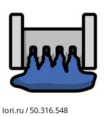 Hydro Power Station Icon. Editable Bold Outline With Color Fill Design. Vector Illustration. Стоковая иллюстрация, агентство Ingram Publishing / Фотобанк Лори