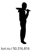 Silhouette man with sword machete cold weapons in hand military man soldier serviceman in various positions hunter with knife fight poses strong defender warrior concept weaponry standing black color vector illustration flat style simple image. Silhouette man with sword machete cold weapons in hand military man soldier serviceman in positions hunter with knife fight poses strong defender warrior concept weaponry stand black color vector illustration flat style image. Стоковая иллюстрация, агентство Ingram Publishing / Фотобанк Лори