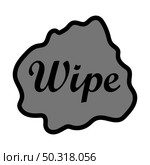 Wipe Cloth Icon. Editable Bold Outline With Color Fill Design. Vector Illustration. Стоковая иллюстрация, агентство Ingram Publishing / Фотобанк Лори