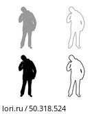 Male picking in ear using finger Male clearing earwax Clean body concept Caring for cleanliness idea Hygiene Cleanup hygienic silhouette grey black color vector illustration solid outline style simple image. Male picking in ear using finger Male clearing earwax Clean body concept Caring for cleanliness idea Hygiene Cleanup hygienic silhouette grey black color vector illustration solid outline style image. Стоковая иллюстрация, агентство Ingram Publishing / Фотобанк Лори