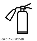 Fire Extinguisher Icon. Bold outline design with editable stroke width. Vector Illustration. Стоковая иллюстрация, агентство Ingram Publishing / Фотобанк Лори