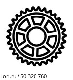 Bike Gear Star Icon. Bold outline design with editable stroke width. Vector Illustration. Стоковая иллюстрация, агентство Ingram Publishing / Фотобанк Лори