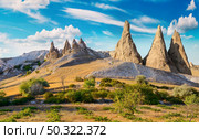 Love valley in Goreme national park. Cappadocia, Turkey. Стоковое фото, агентство Ingram Publishing / Фотобанк Лори
